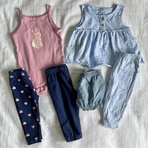 6 Piece Carter’s Summer Bundle 9 Months